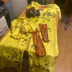 Worn once.. Halloween “biohazard” costume.. Spirit Halloween